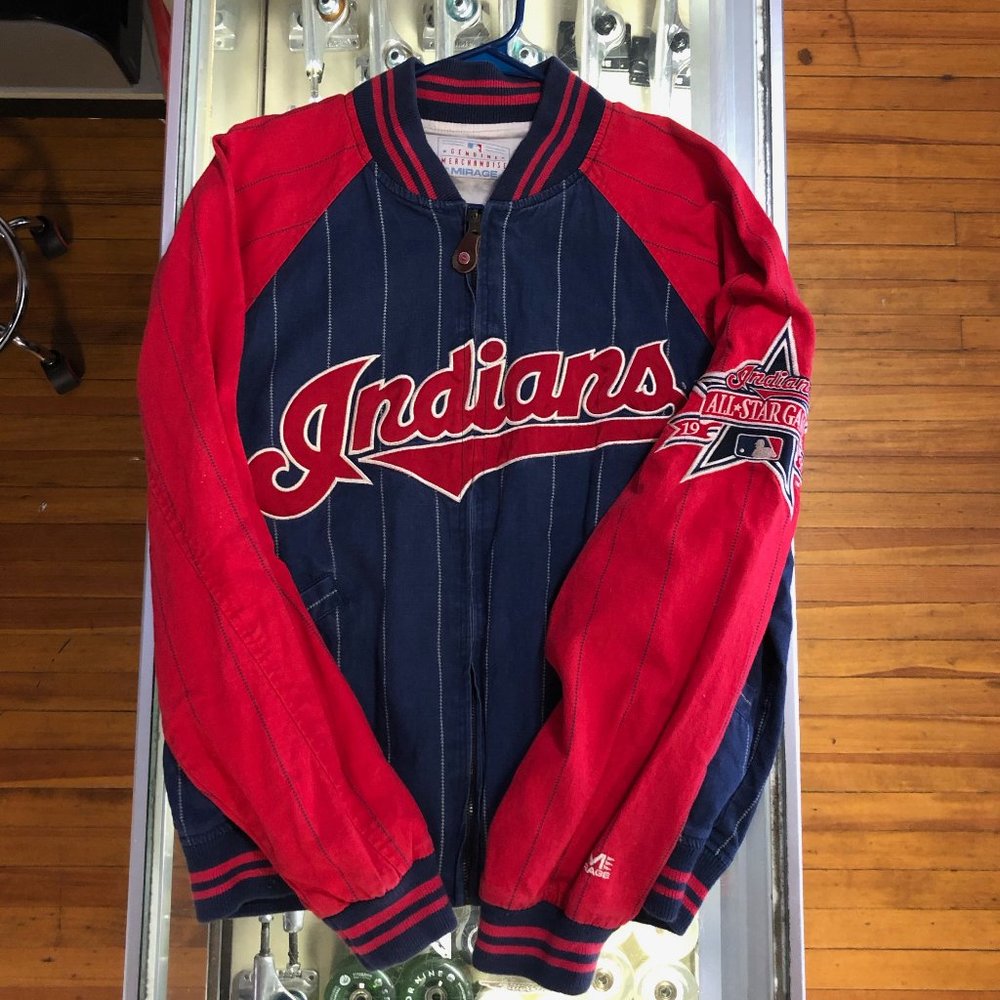 Vintage Cleveland Indians Bomber Jacket